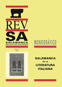 Salamanca Revista de Estudios N 56 Salamanca en la Literatura Italiana